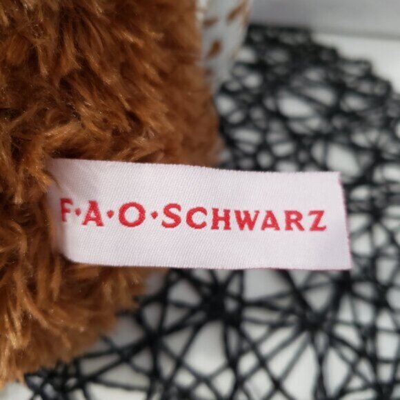 FAO Schwarz 15" Teddy Bear With FAO Shirt - Picture 3 of 6